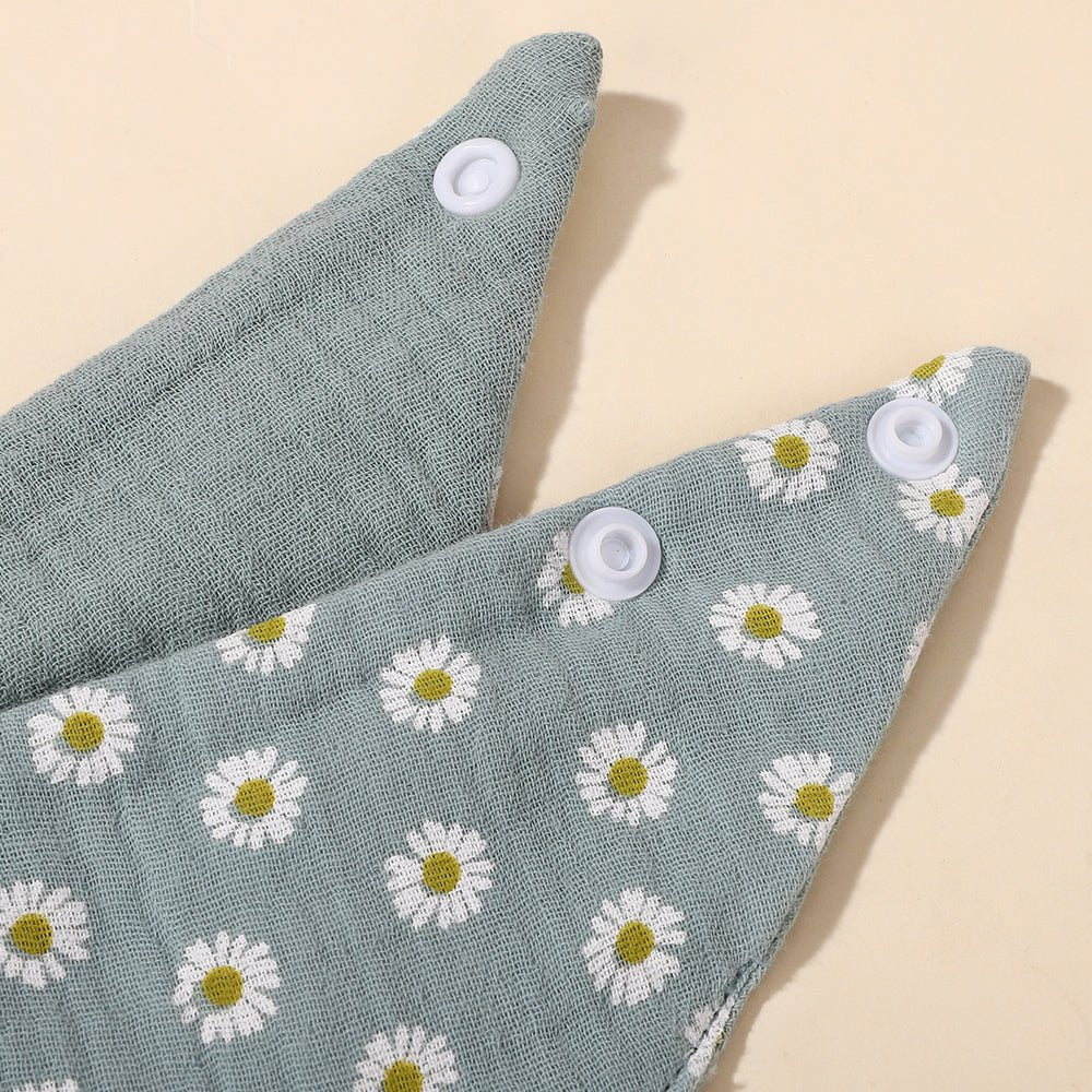Bavoir Bandana | Floral - Le Nid de Maman