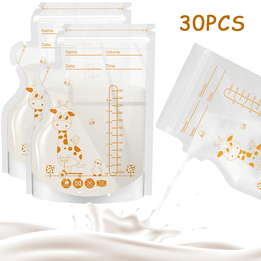 sachet conservation lait maternel securmum girafe 30 pieces