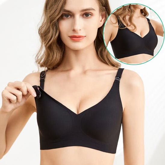 soutien gorge allaitement confort one hand noir ouverture une main