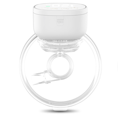 tire lait portable compact discret blanc