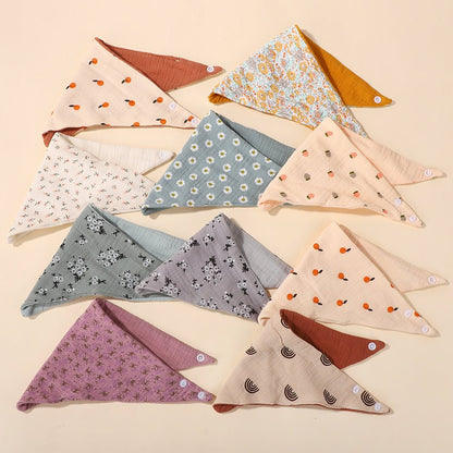 Bavoir Bandana | Floral - Le Nid de Maman