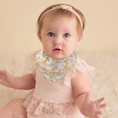 Bavoir Bandana | Floral - Le Nid de Maman