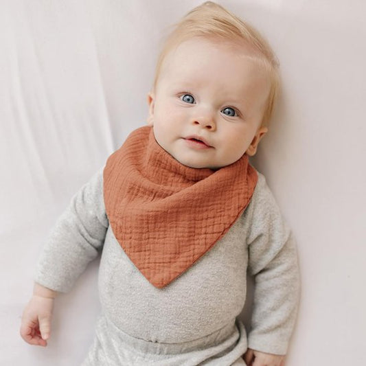 Bavoir bandana | Mousseline - Le Nid de Maman