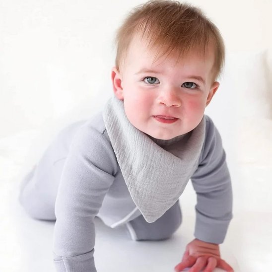 Bavoir bandana | Mousseline - Le Nid de Maman