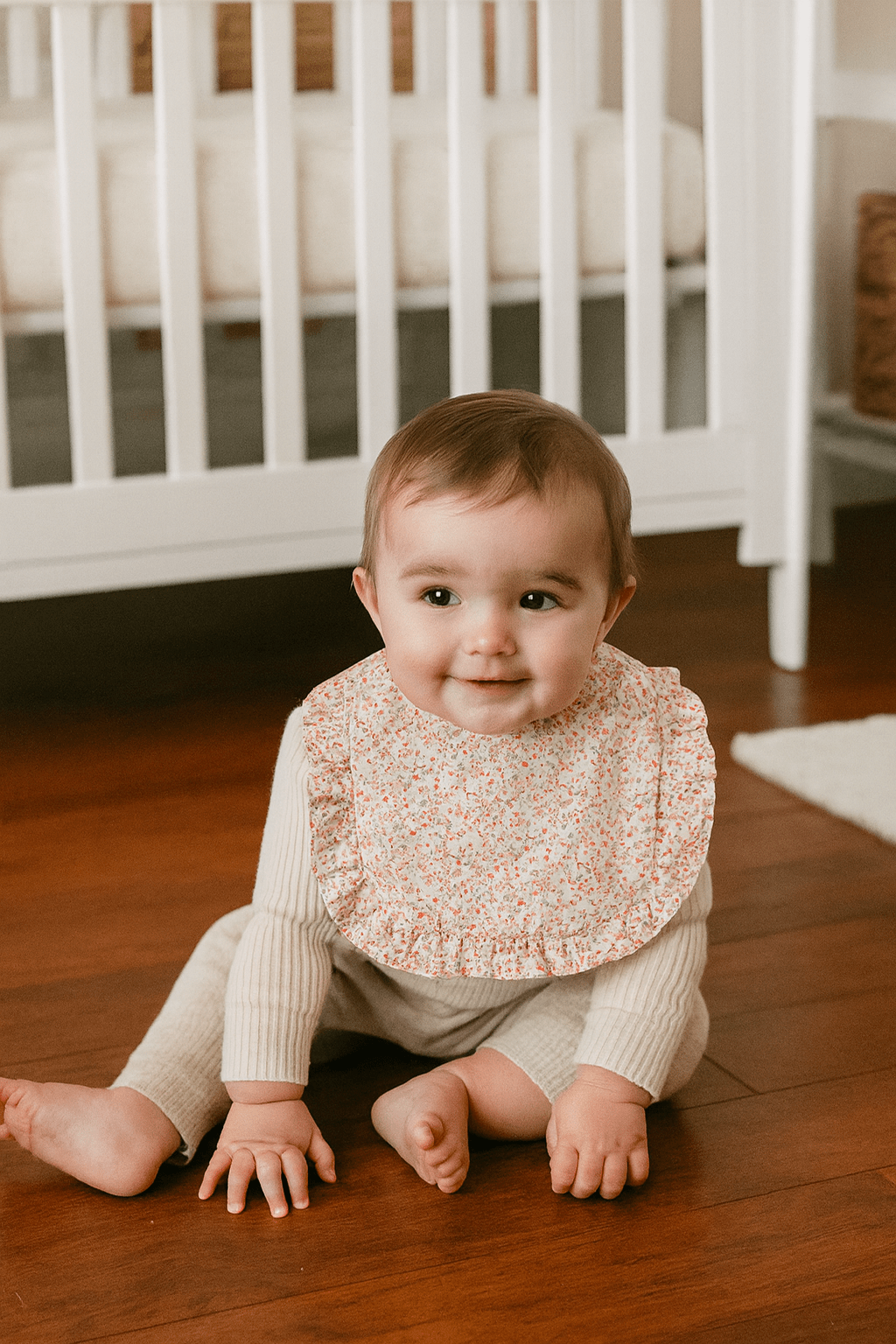 Bavoir pour bebe | floraison - Le Nid de Maman