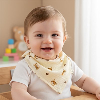bébé porte Bavoir bandana tigre