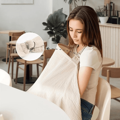 Cape d'allaitement | Mousseline Intime - Le Nid de Maman