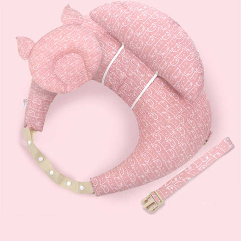 Coussin allaitement - Multifonction - Chats Rose - Le Nid de Maman