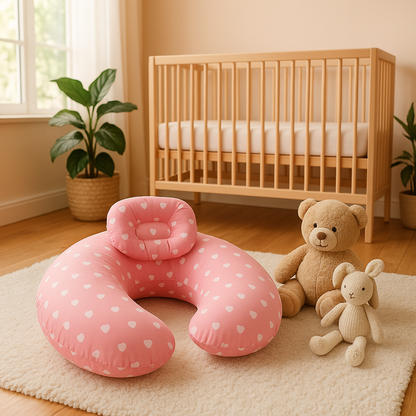 coussin d allaitement doux repos dans chambre bebe