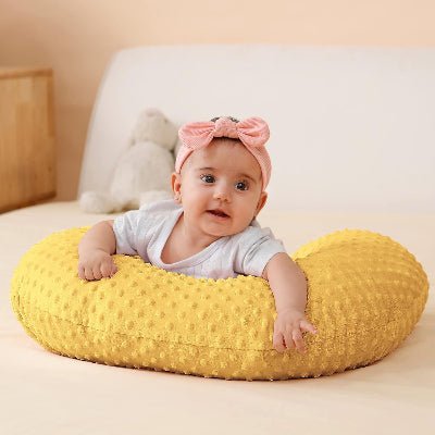 Coussin d'Allaitement - MamiCuddle™ - Jaune - Le Nid de Maman