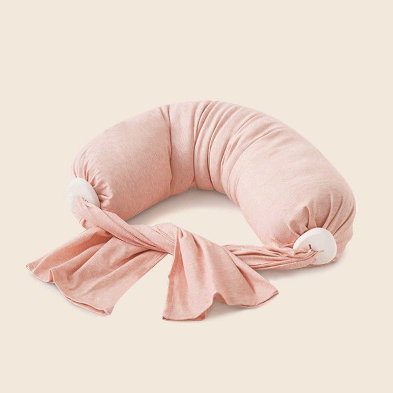 coussin dallaitement microbille mamaconfort rose