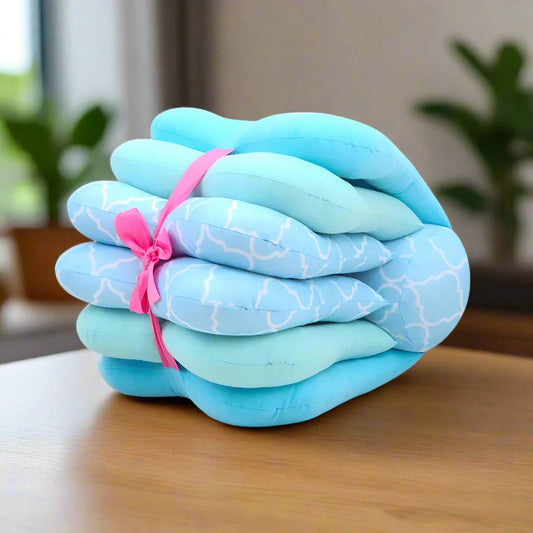 Coussin d'Allaitement - SnuggleFeed™ - Bleu - Le Nid de Maman