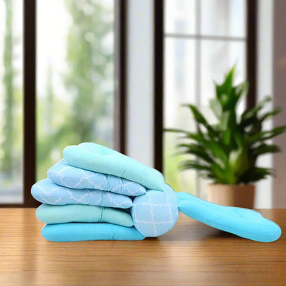Coussin d'Allaitement - SnuggleFeed™ - Bleu - Le Nid de Maman