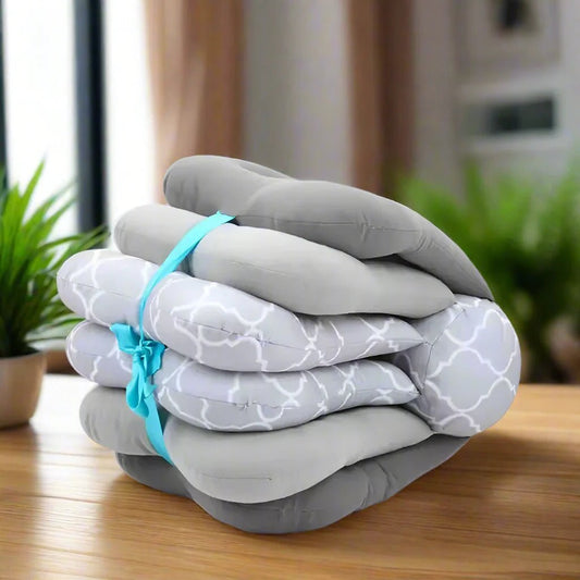 Coussin d'Allaitement - SnuggleFeed™ - Gris - Le Nid de Maman