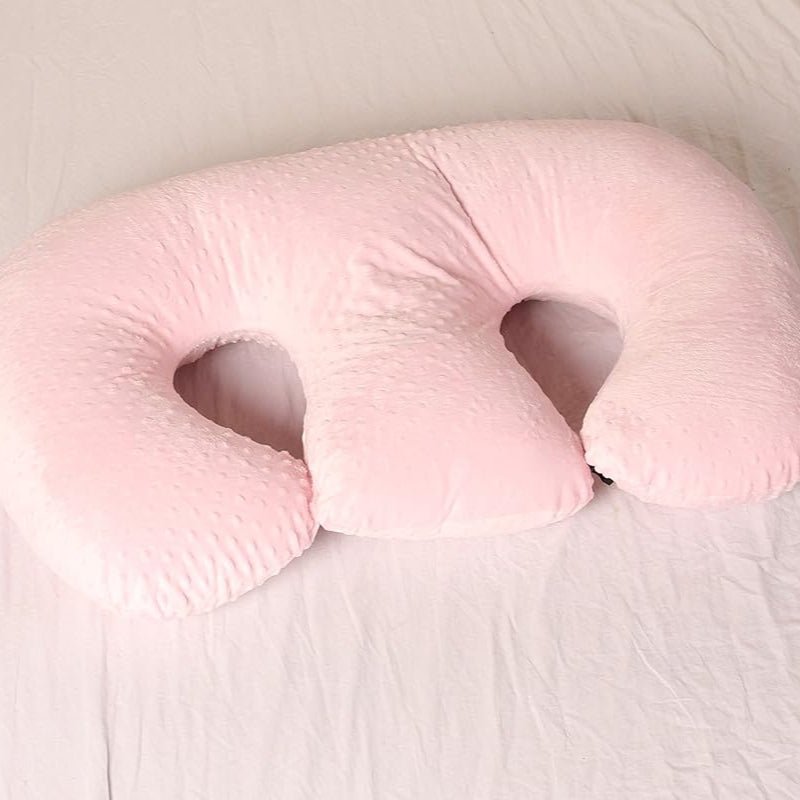 Coussin d'Allaitement - TwinCuddle™ - Rose - Le Nid de Maman
