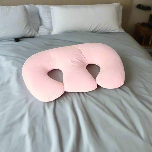 Coussin d'Allaitement - TwinCuddle™ - Rose - Le Nid de Maman