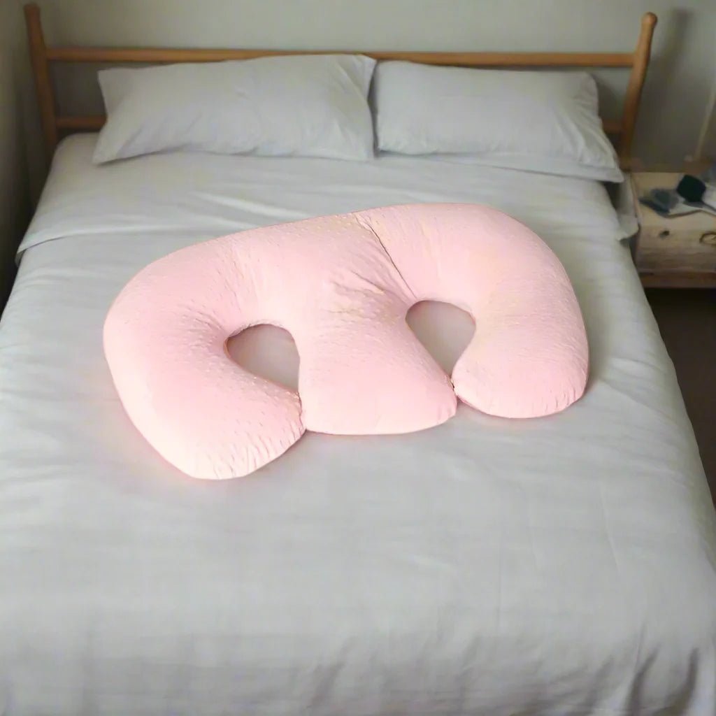 Coussin d'Allaitement - TwinCuddle™ - Rose - Le Nid de Maman