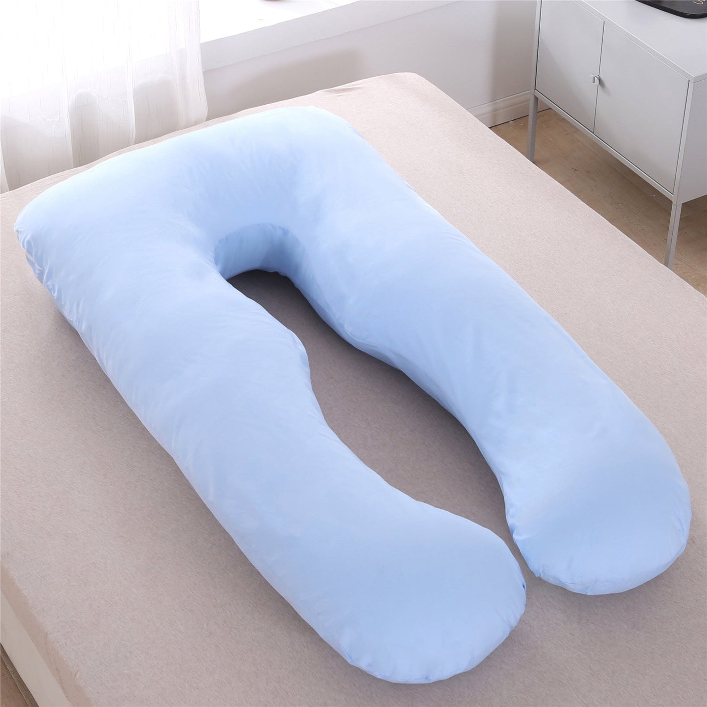 Coussin de grossesse bleu