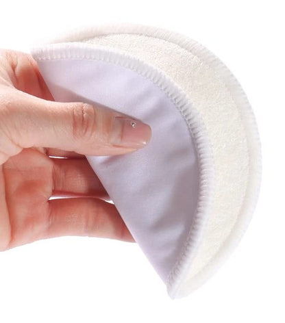 coussinet d allaitement lavable doux bambou plie en deux