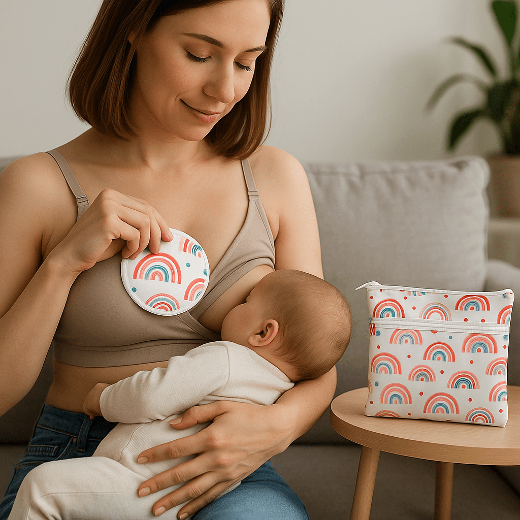 Coussinet d'allaitement | Bambou Réutilisable - Le Nid de Maman