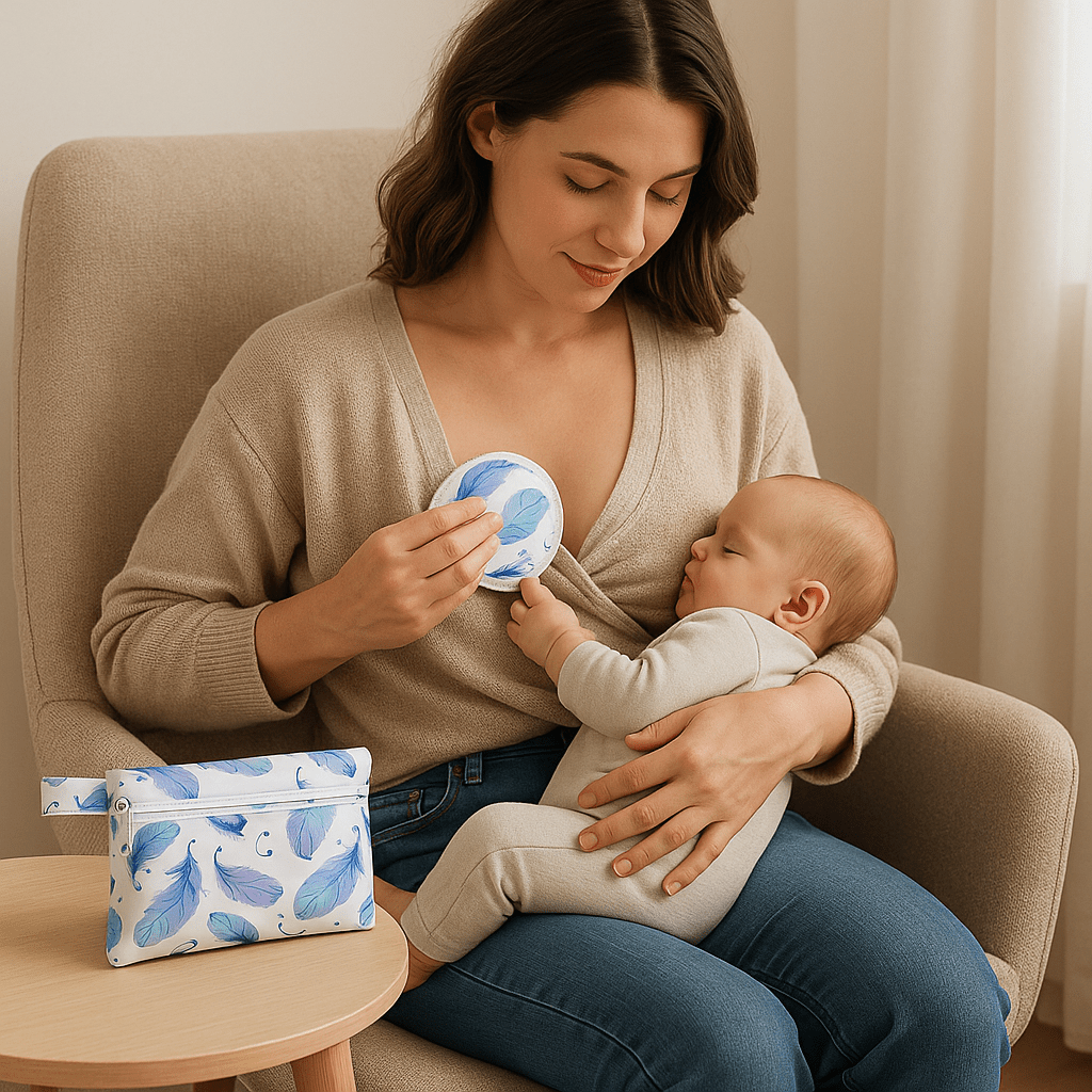 Coussinet d'allaitement | Bambou Réutilisable - Le Nid de Maman