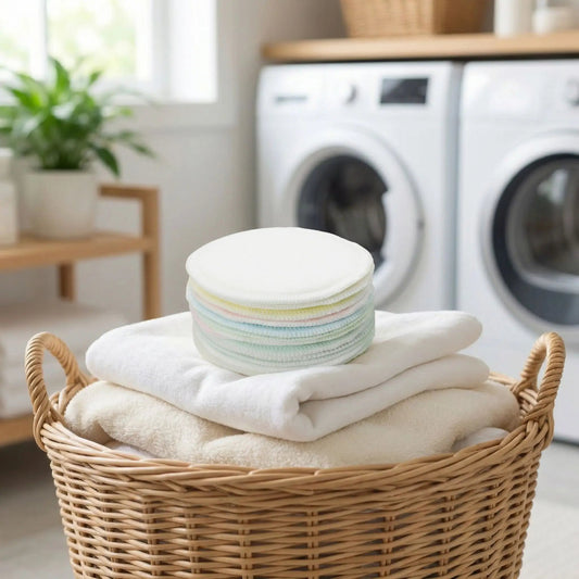 Coussinet d'allaitement lavable | Doux Bambou - Le Nid de Maman