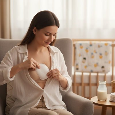 Coussinets d'allaitement lavables | Coton - Le Nid de Maman