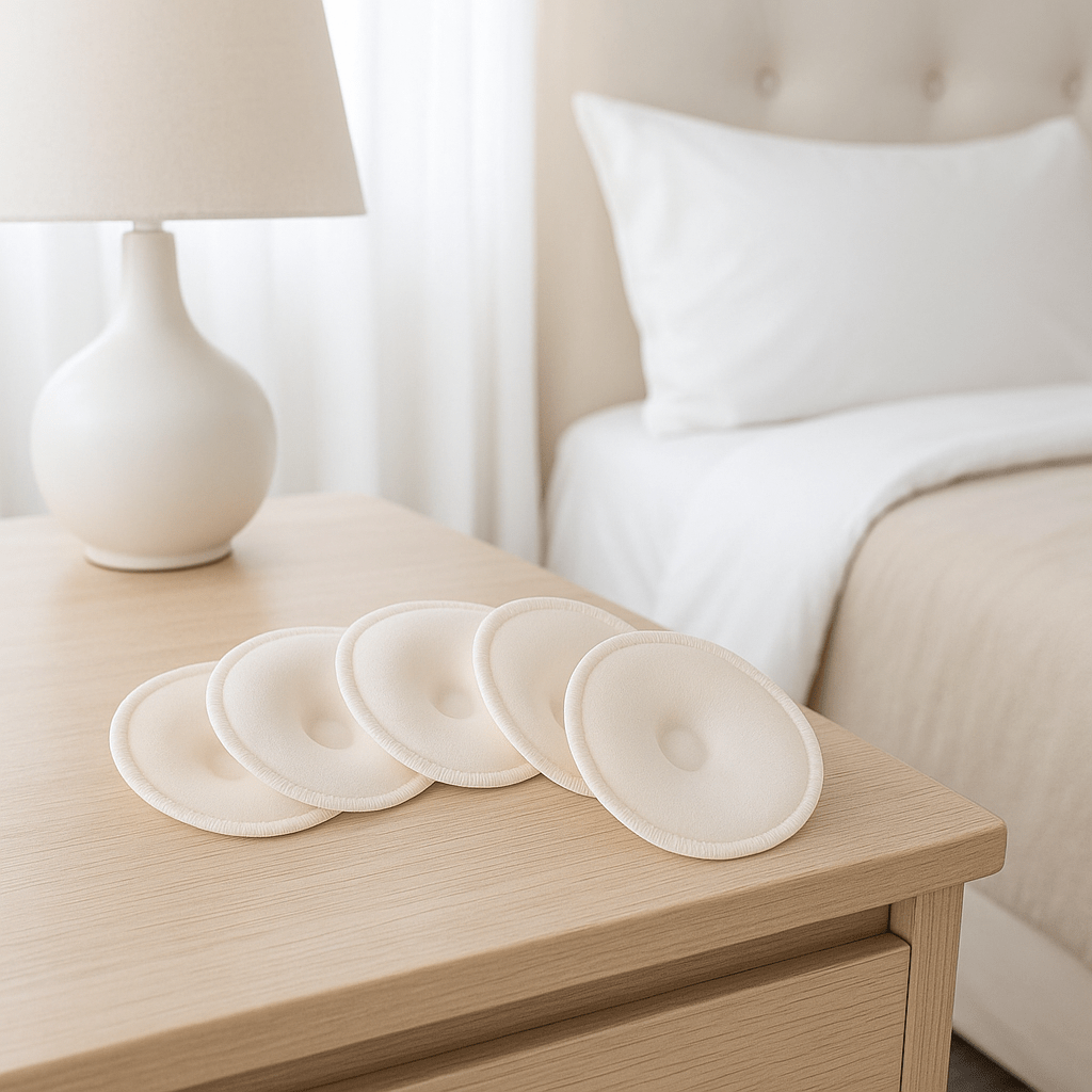 Coussinets d'allaitement lavables | Coton - Le Nid de Maman