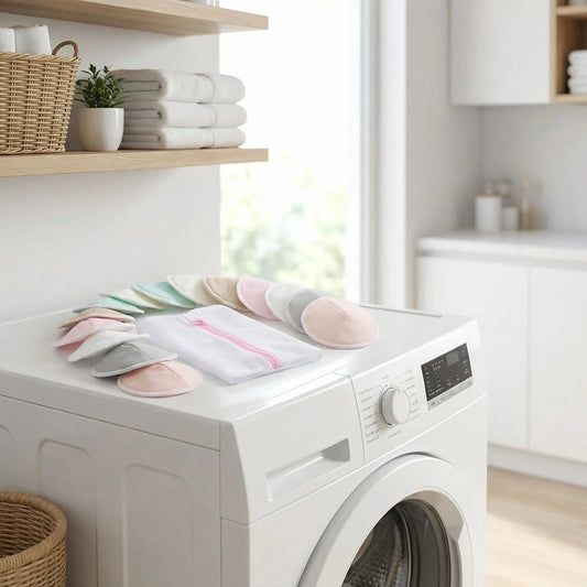 coussinets d'allaitement lavables | EcoBambou - Le Nid de Maman