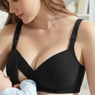 femme porte Soutien gorge allaitement Double ouverture 
