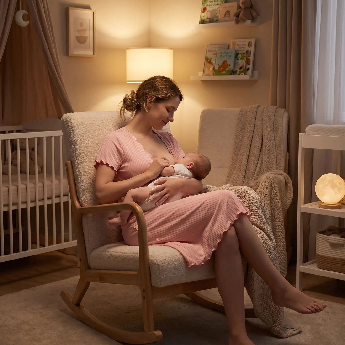 Robe allaitement | Cache - Cœur versatile - Le Nid de Maman