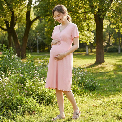 Robe allaitement | Cache - Cœur versatile - Le Nid de Maman