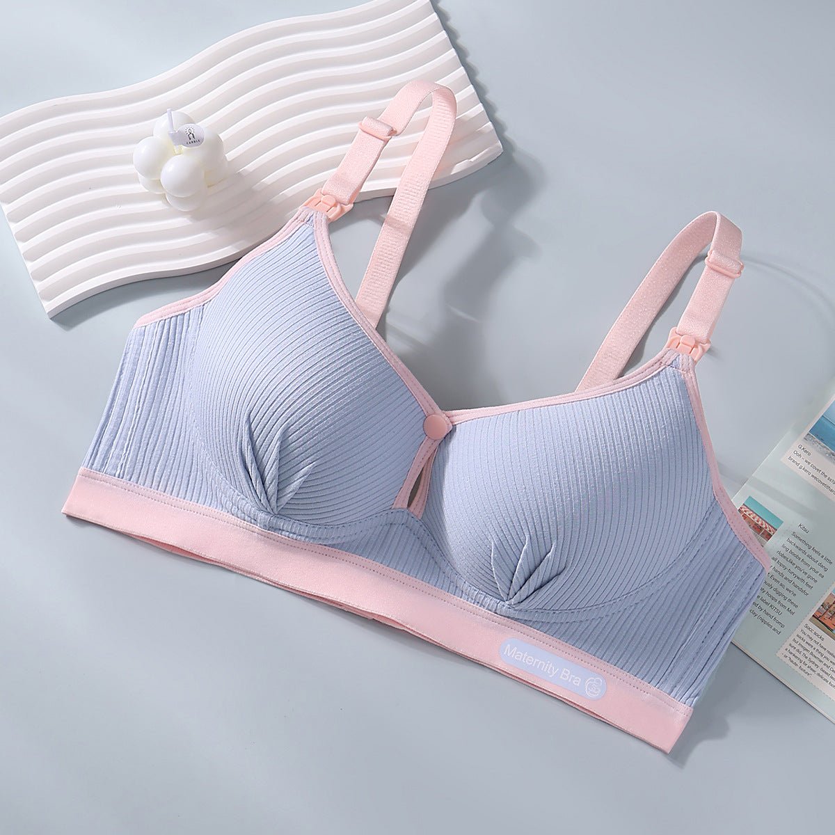 Soutien gorge allaitement MamaConfort bleu