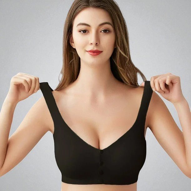Soutien Gorge Allaitement - SoftNursingBra™ - Noir - Le Nid de Maman
