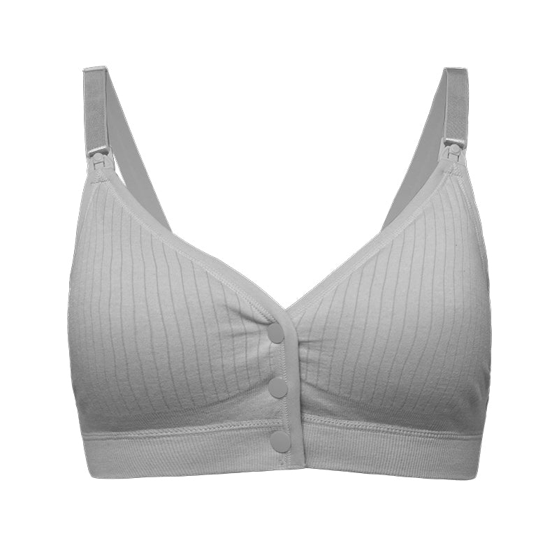 Soutien Gorge d'Allaitement Fermeture Avant gris
