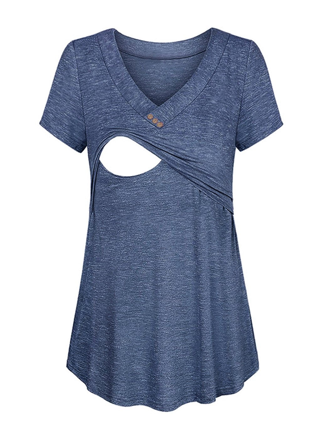 t shirt allaitement | Col en v - Le Nid de Maman
